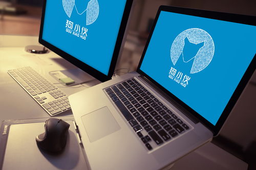 狗小伙LOGO设计 企业形象与网站建设的艺术融合